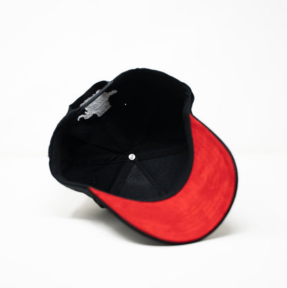 Insurance Lord Classic Black Cap Red Underbrim