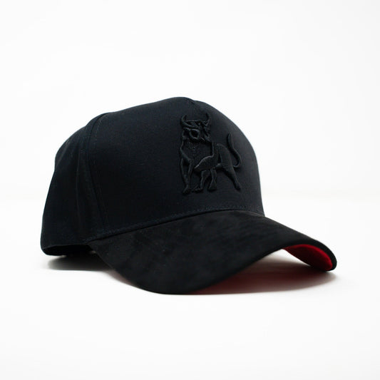 Insurance Lord Classic Black Cap Red Underbrim