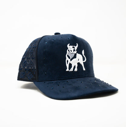 Insurance Lord Navy Blue Crystal Cap
