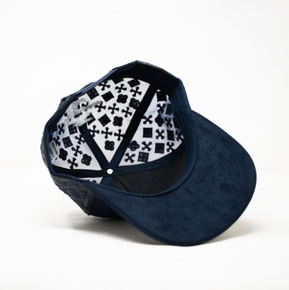 Insurance Lord Navy Blue Crystal Cap